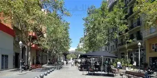 Avenida Gaudí from Sagrada Família to Sant Pau