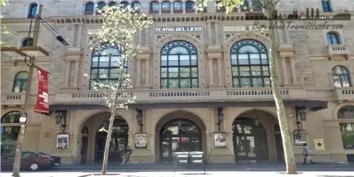 Gran Teatre del Liceu Opera house in Barcelona
