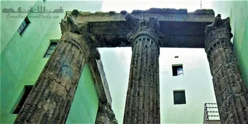 MUHBA Temple of Augustus - hidden Roman ruin in Barcelona
