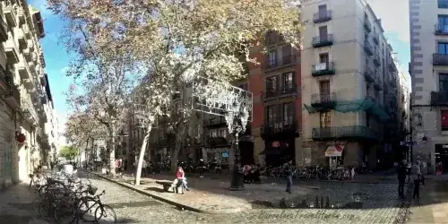 Passeig del Born Historic boulevard from cathedral to market