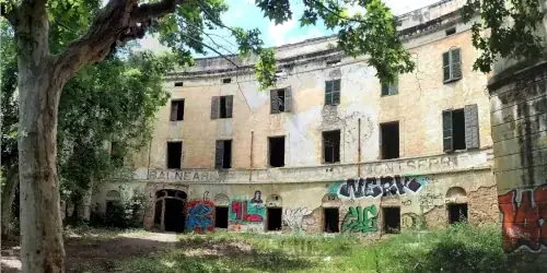 La Puda de Montserrat Abandoned Thermal Baths ruins