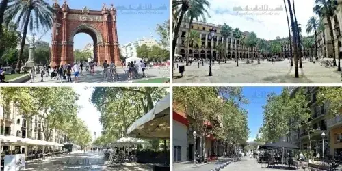 The best boulevards and squares in Barcelona and Catalunya